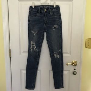 american eagle ripped jeans